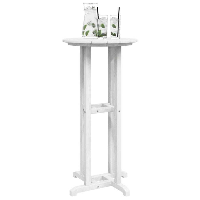 Masă de bar Alb 55 x 55 x 107 cm Polietilenă - WALTI WALTI
