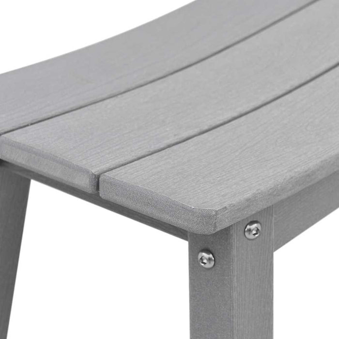 Scaun de bar 2 pcs Gri deschis 52 x 43 x 73,5 cm HDPE - WALTI WALTI