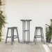 Scaun de bar 2 pcs Gri deschis 52 x 43 x 73,5 cm HDPE - WALTI WALTI