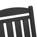 Fotoliu de balans pentru grădină Negru 92 x 70 x 108cm HDPE - WALTI WALTI