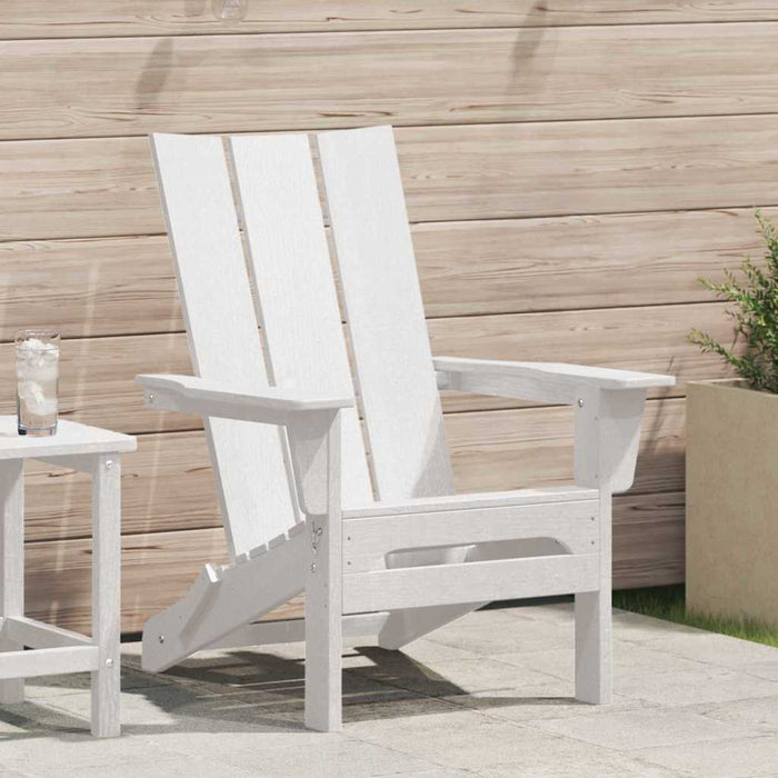 Scaun pliabil Adirondack Alb 80,5 x 74,5 x 92 cm HDPE - WALTI WALTI