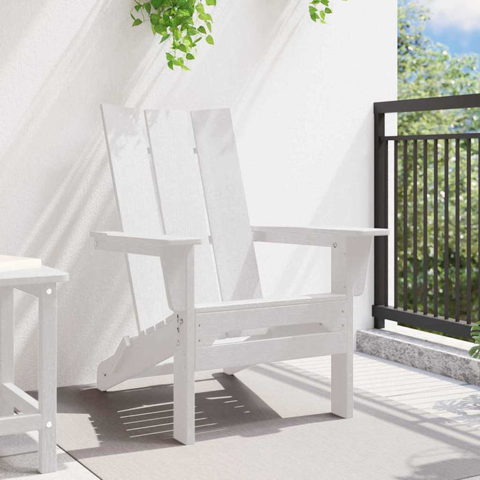 Scaun pliabil Adirondack Alb 80,5 x 74,5 x 92 cm HDPE - WALTI WALTI