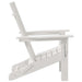 Scaun pliabil Adirondack Alb 80,5 x 74,5 x 92 cm HDPE - WALTI WALTI