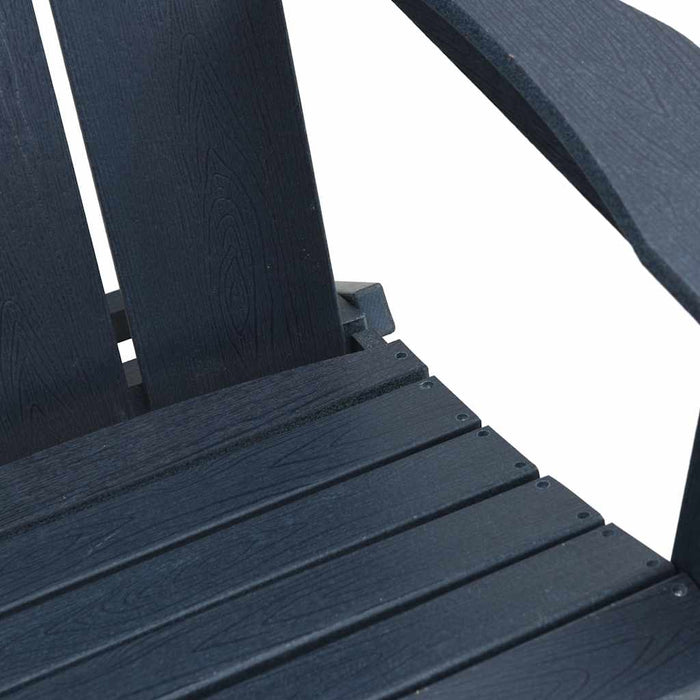 Scaun pliabil Adirondack Albastru marin 80,5 x 74,5 x 92 cm - WALTI WALTI