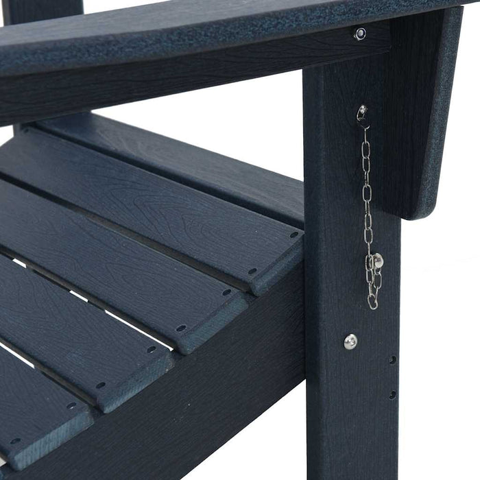 Scaun pliabil Adirondack Albastru marin 80,5 x 74,5 x 92 cm - WALTI WALTI