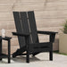 Scaun pliabil Adirondack Negru 80,5 x 74,5 x 92 cm HDPE - WALTI WALTI