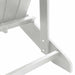 Scaun Adirondack Alb 82 x 74 x 92 cm HDPE - WALTI WALTI