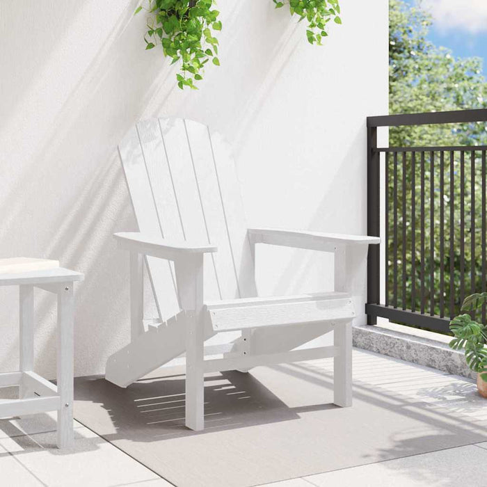 Scaun Adirondack Alb 82 x 74 x 92 cm HDPE - WALTI WALTI
