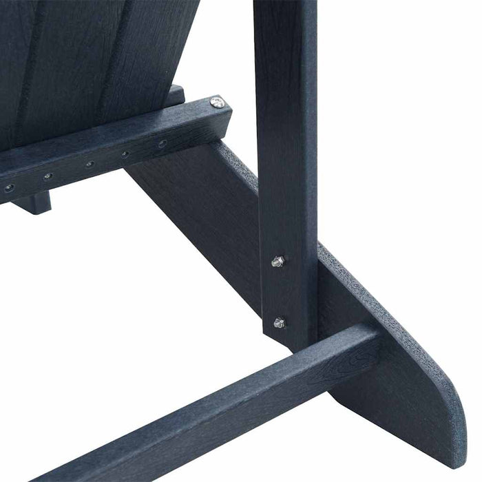Scaun Adirondack Albastru marin 82 x 74 x 92 cm HDPE - WALTI WALTI