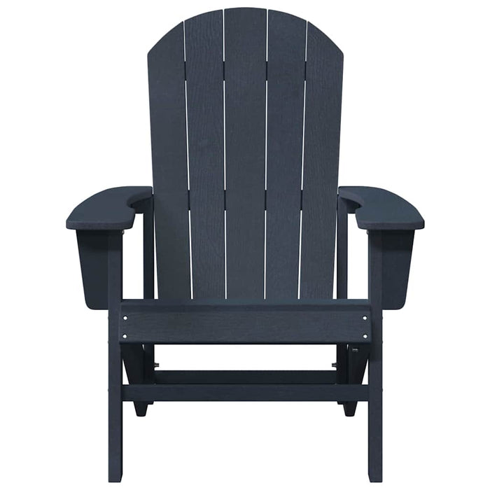 Scaun Adirondack Albastru marin 82 x 74 x 92 cm HDPE - WALTI WALTI