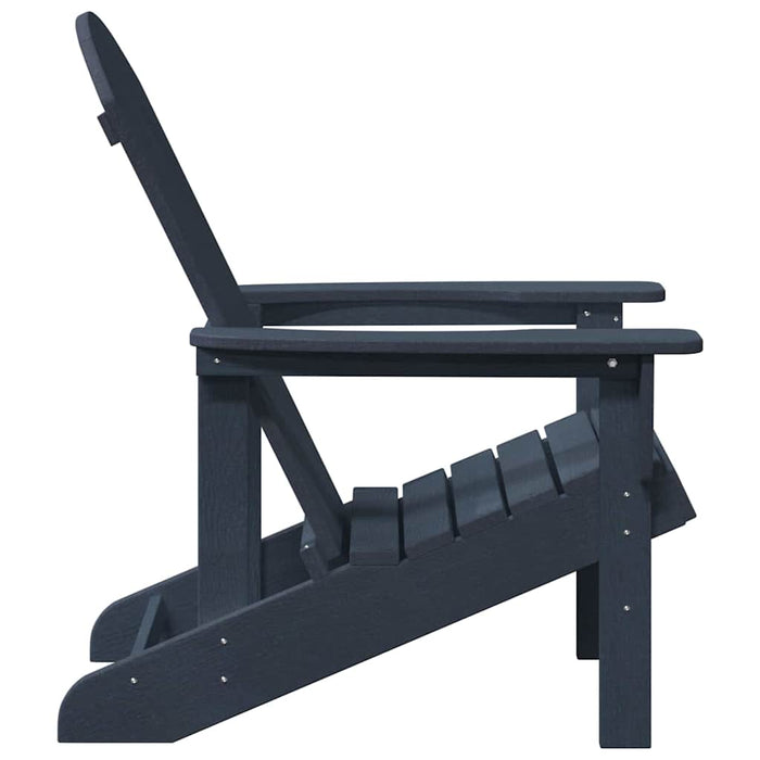 Scaun Adirondack Albastru marin 82 x 74 x 92 cm HDPE - WALTI WALTI