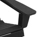 Scaun Adirondack Negru 82 x 74 x 92 cm HDPE - WALTI WALTI