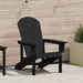 Scaun Adirondack Negru 82 x 74 x 92 cm HDPE - WALTI WALTI