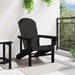Scaun Adirondack Negru 82 x 74 x 92 cm HDPE - WALTI WALTI