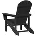 Scaun Adirondack Negru 82 x 74 x 92 cm HDPE - WALTI WALTI