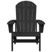 Scaun Adirondack Negru 82 x 74 x 92 cm HDPE - WALTI WALTI