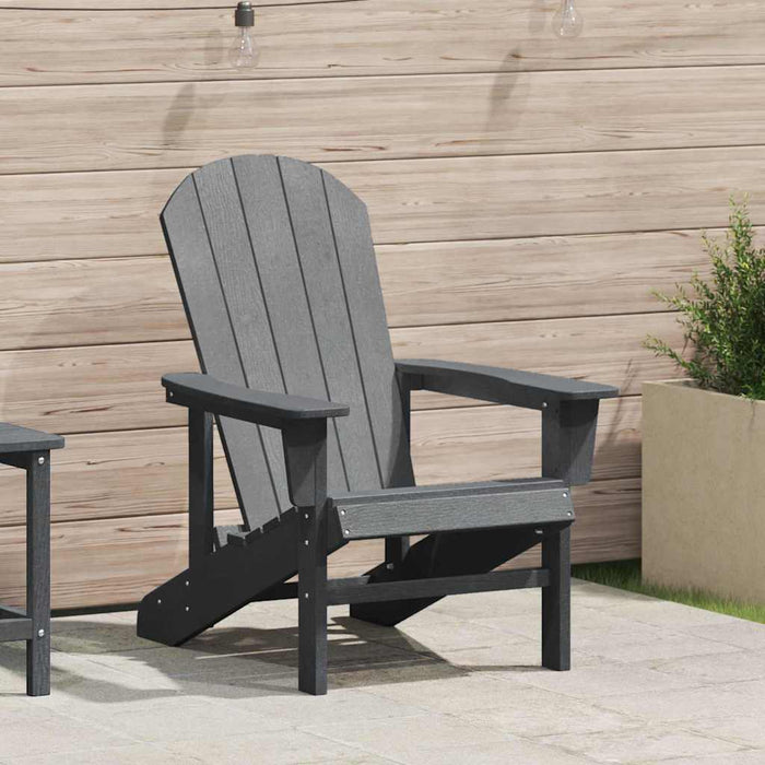 Scaun Adirondack Gri deschis 82 x 74 x 92 cm HDPE - WALTI WALTI