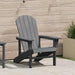 Scaun Adirondack Gri deschis 82 x 74 x 92 cm HDPE - WALTI WALTI