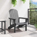 Scaun Adirondack Gri deschis 82 x 74 x 92 cm HDPE - WALTI WALTI