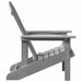 Scaun Adirondack Gri deschis 82 x 74 x 92 cm HDPE - WALTI WALTI
