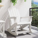 Scaun rocking Adirondack Alb 92 x 73,5 x 92 cm HDPE - WALTI WALTI