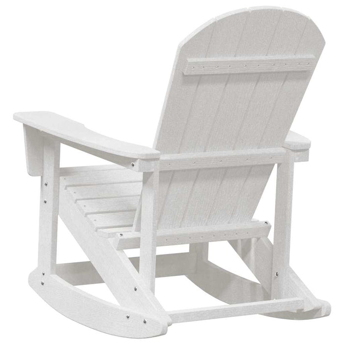 Scaun rocking Adirondack Alb 92 x 73,5 x 92 cm HDPE - WALTI WALTI