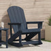 Scaun rocking Adirondack Albastru marin 92 x 73,5 x 92 cm HDPE - WALTI WALTI