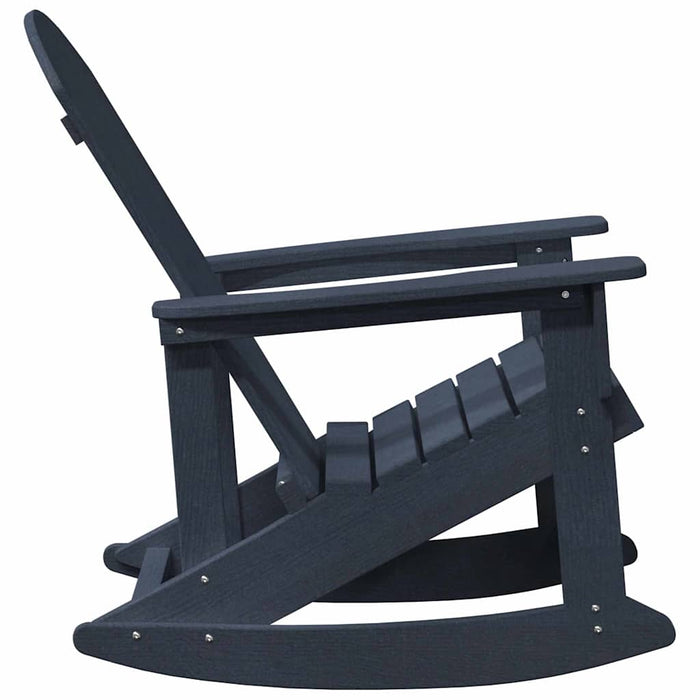 Scaun rocking Adirondack Albastru marin 92 x 73,5 x 92 cm HDPE - WALTI WALTI