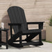 Scaun rocking Adirondack Negru 92 x 73,5 x 92 cm HDPE - WALTI WALTI