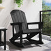 Scaun rocking Adirondack Negru 92 x 73,5 x 92 cm HDPE - WALTI WALTI