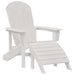 Scaun Adirondack Alb 82 x 74 x 92 cm HDPE - WALTI WALTI