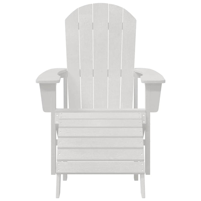 Scaun Adirondack Alb 82 x 74 x 92 cm HDPE - WALTI WALTI