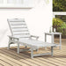 Șezlong Alb 73.5 x 92 x 90cm HDPE - WALTI WALTI