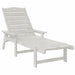Șezlong Alb 73.5 x 92 x 90cm HDPE - WALTI WALTI