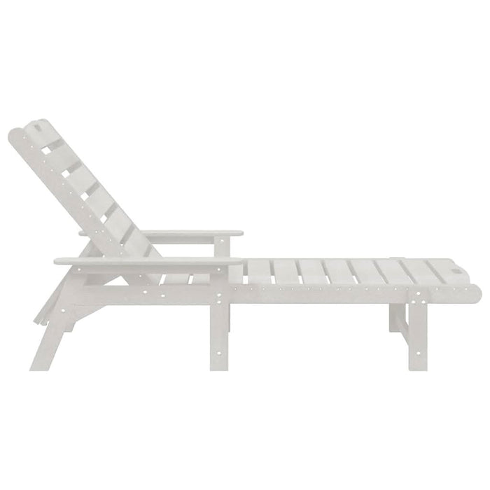 Șezlong Alb 73.5 x 92 x 90cm HDPE - WALTI WALTI