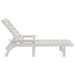 Șezlong Alb 73.5 x 92 x 90cm HDPE - WALTI WALTI
