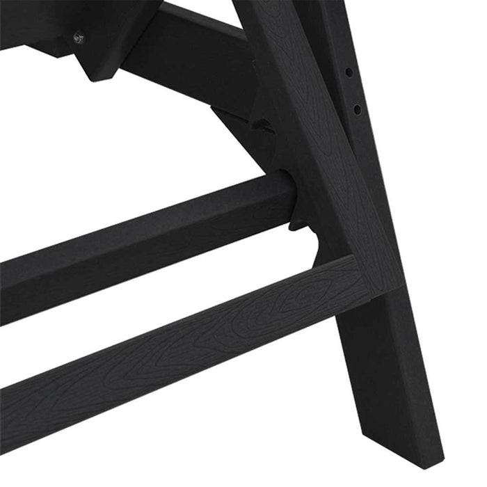 Șezlong Negru 73.5 x 92 x 90cm HDPE - WALTI WALTI