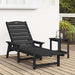 Șezlong Negru 73.5 x 92 x 90cm HDPE - WALTI WALTI