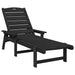 Șezlong Negru 73.5 x 92 x 90cm HDPE - WALTI WALTI