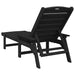 Șezlong Negru 73.5 x 92 x 90cm HDPE - WALTI WALTI