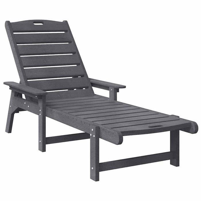 Șezlong Gri deschis 73.5 x 92 x 90cm HDPE - WALTI WALTI