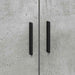 Cadru de pat cu sertar Gri din beton 100 x 200 cm Lemn compozit - WALTI WALTI