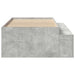 Cadru de pat cu sertar Gri din beton 90 x 200 cm Lemn compozit - WALTI WALTI