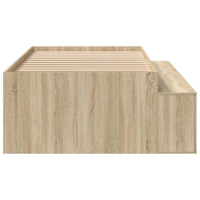 Cadru de pat cu depozitare Stejar sonoma 80 x 200 cm - WALTI WALTI