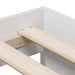 Cadru de pat cu sertar Alb 90 x 190 cm Lemn compozit - WALTI WALTI