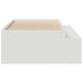 Cadru de pat cu sertar Alb 90 x 190 cm Lemn compozit - WALTI WALTI