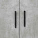 Cadru de pat cu depozitare Gri beton 75 x 190 cm Lemn compozit - WALTI WALTI