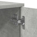 Cadru de pat cu depozitare Gri beton 75 x 190 cm Lemn compozit - WALTI WALTI