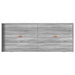 Cadru de pat cu depozitare Gri Sonoma 100 x 200 cm Lemn compozit - WALTI WALTI