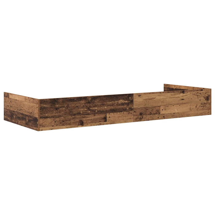 Cadru de pat cu depozitare Lemn Vechi 90 x 200 cm Lemn compozit - WALTI WALTI